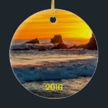 Seal Sten Laguna Beach Julgransprydnad Keramik<br><div class="desc">Seal Sten och Twin Points finns med på den unika resesuvenir. Ändra datum till år för besöket. Dessutom kan "Laguna Beach" bytas till Crescent Bay,  eller vad du vill. Det här är från Crescent Bay,  i Laguna Beach,  Kalifornien.</div>