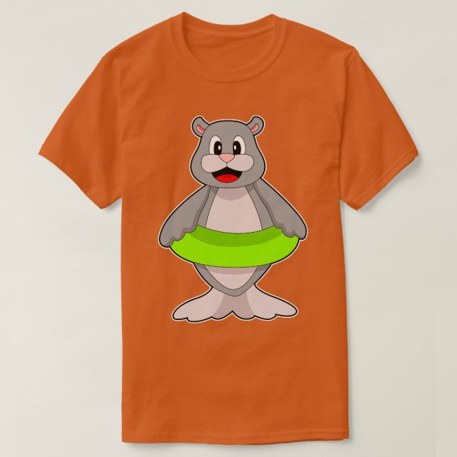 Seal Swimming Livbuoy T Shirt (Design framsida)