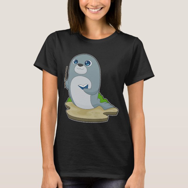 Seal Teacher Bok T Shirt (Framsida)