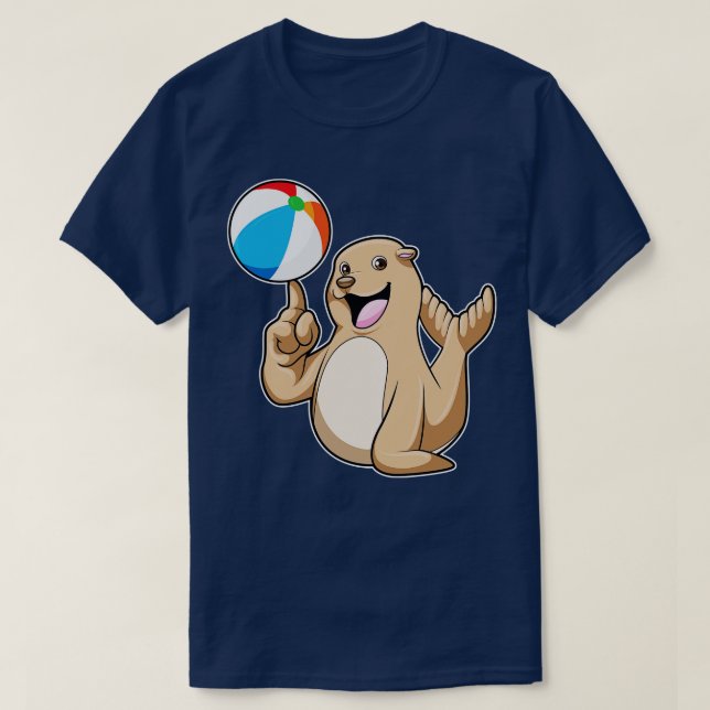 Seal Vatten Vatten polo T Shirt (Design framsida)