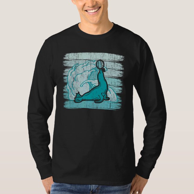 Seal Whisperer Underwater Animal Marine Biology Se T Shirt (Framsida)