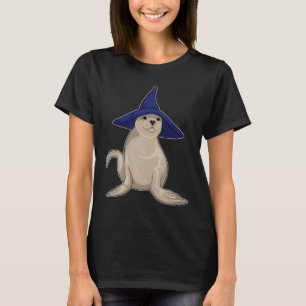Seal Witch Hat T Shirt
