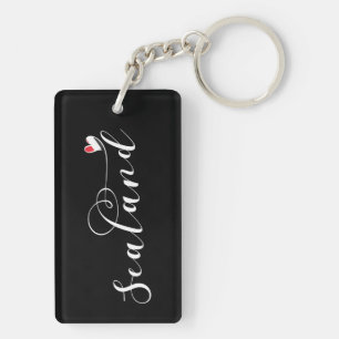 Sealand Flagga In Heart, Furstendömet Sealand