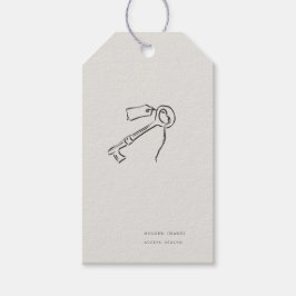 Sealed Key- Regency Correspondence Archive Presentetikett