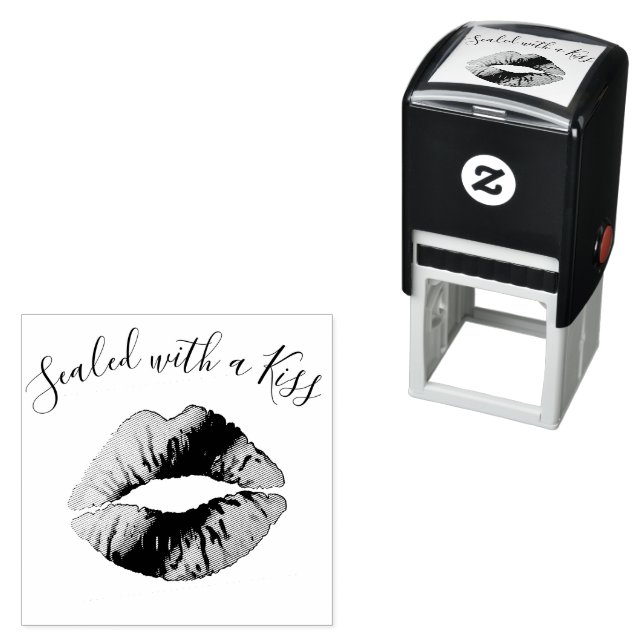 Sealed with a Kiss | Modern Lips Skönhetssalong Självfärgande Stämpel (In Situ)