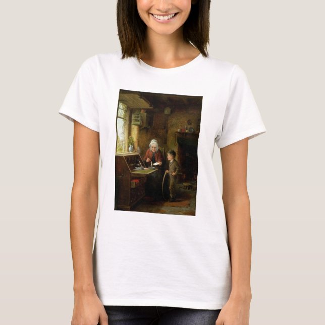Sealing a Letter, 1890 (oil on panel) Tröja (Framsida)