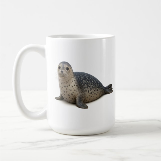 Sealistiskt undermålig kaffemugg (Vänster)