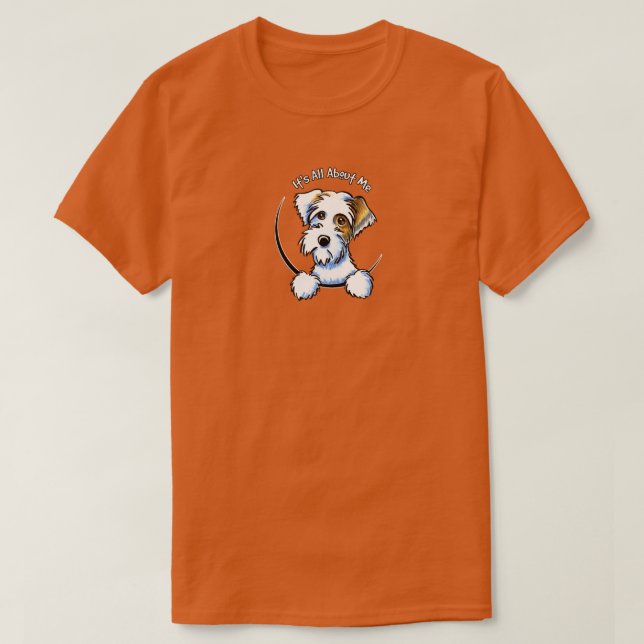 Sealyham Terrier Badger om mig T Shirt (Design framsida)