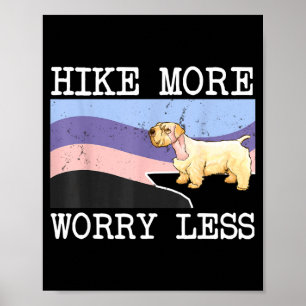 Sealyham terrier gå mer oroa dig mindre grafisk poster