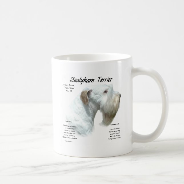 Sealyham Terrier Historik Kaffemugg (Höger)