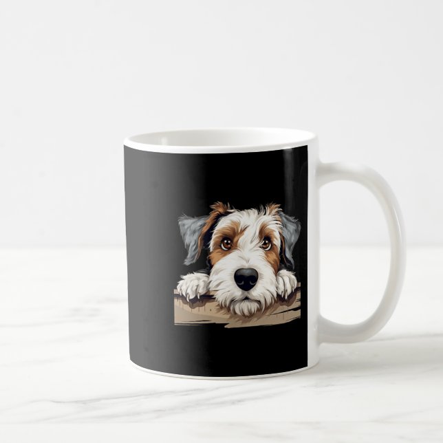 Sealyham Terrier Hund Mamma Pappa kikande Valp Kaffemugg (Höger)