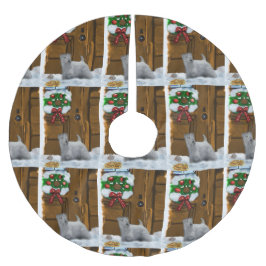 Sealyham Terrier jul Julgransmatta Borstad Polyester