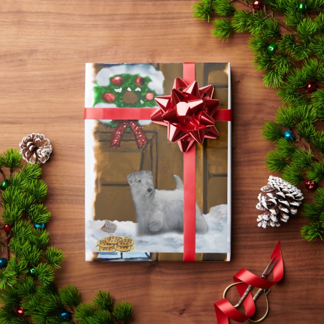 Sealyham Terrier jul Presentpapper (Julgåva)