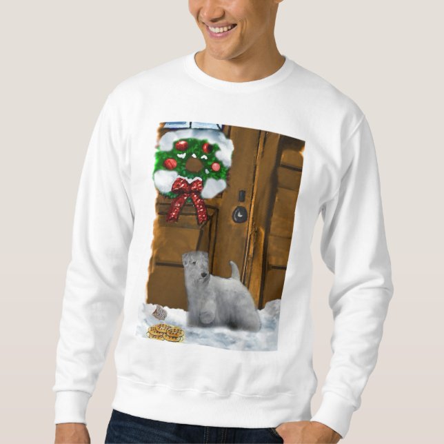 Sealyham Terrier-julgåvor Långärmad Tröja (Framsida)