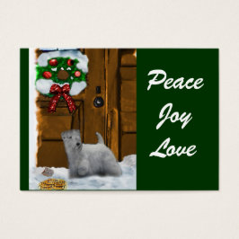 Sealyham Terrier-julgåvor Visitkort