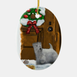 Sealyham Terrier julklappar Ornament