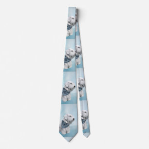 Sealyham Terrier målning - Cute Original Hund Art Slips