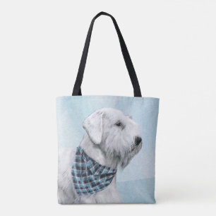 Sealyham Terrier målning - Cute Original Hund Art Tygkasse
