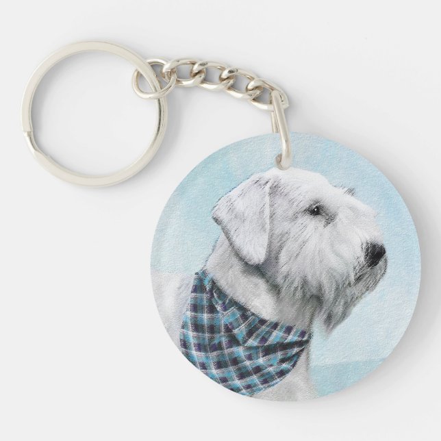 Sealyham Terrier Painting - Cute Original Hund Art (Framsidan)