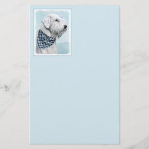 Sealyham Terrier Painting - Cute Original Hund Art Brevpapper
