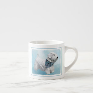 Sealyham Terrier Painting - Cute Original Hund Art Espressomugg