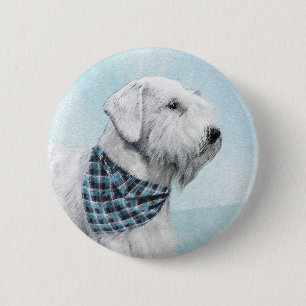 Sealyham Terrier Painting - Cute Original Hund Art Knapp