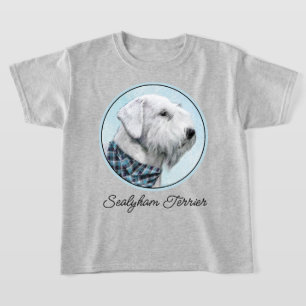 Sealyham Terrier Painting - Cute Original Hund Art T Shirt
