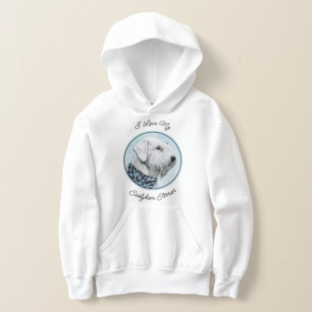 Sealyham Terrier Painting - Cute Original Hund Art T Shirt (Laydown)