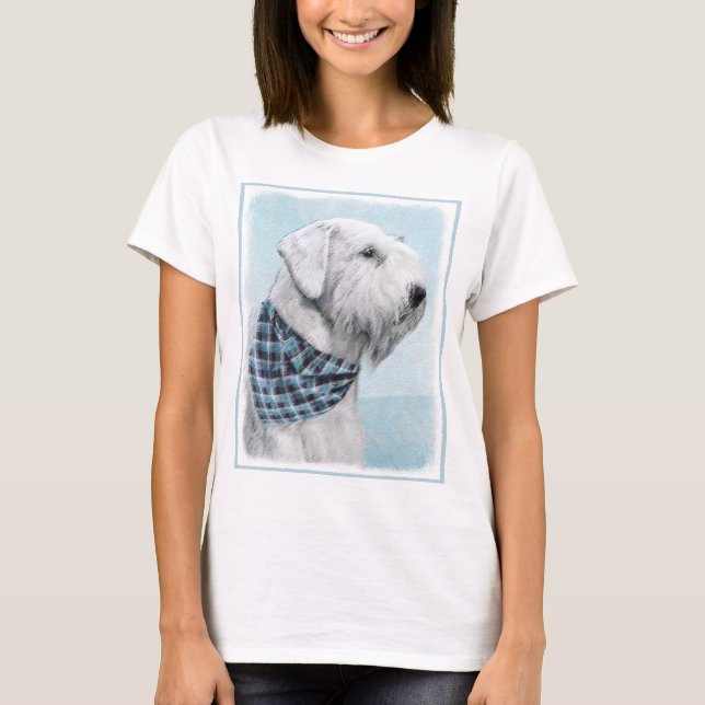 Sealyham Terrier Painting - Cute Original Hund Art T Shirt (Framsida)