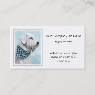 Sealyham Terrier Painting - Cute Original Hund Art Visitkort