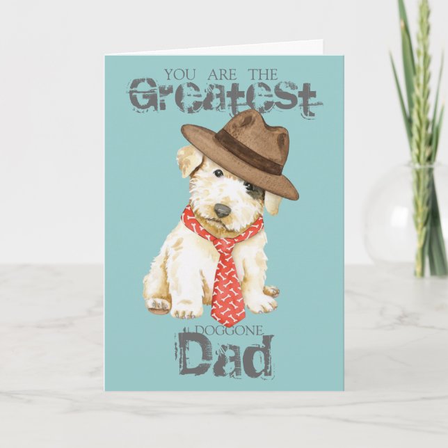Sealyham Terrier Pappa Card Kort (Framsida)