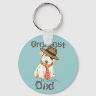 Sealyham Terrier Pappa Keychain Nyckelring