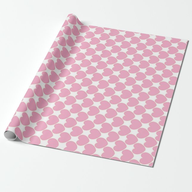 SEAM MATCHES: Valentine Heart Rand WrappingPaper Presentpapper (Utrullad)