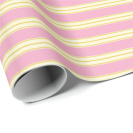 SEAM MATCHES: Valentine Wrapping Papper Stripe Presentpapper