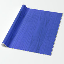 SEAM MATCHES: Woodgrain Blue Wrapping Papper