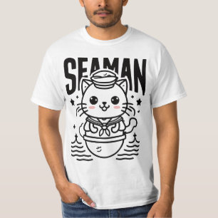 Seaman Cat Lover T Shirt