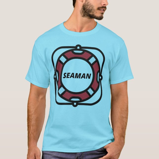 Seaman och Life Buoy T Shirt (Framsida)