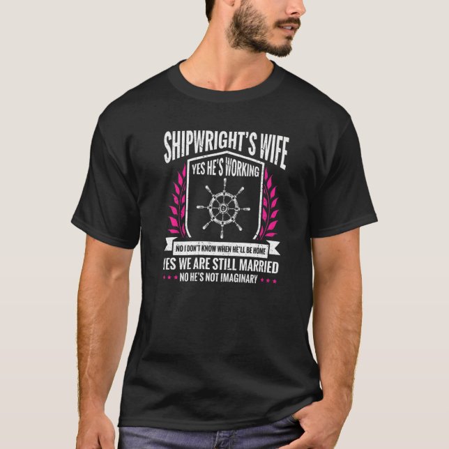 Seaman Sailor Naval Shipwright Makfe T Shirt (Framsida)