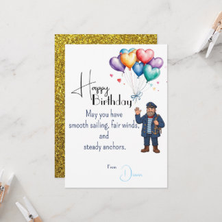 Seaman's Birthday Kort