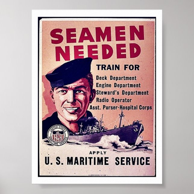 Seamen behövs poster (Framsidan)