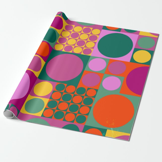 Seamless abstract geometric background pattern,  r presentpapper (Utrullad)