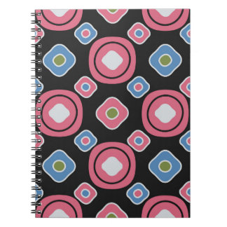 Seamless abstract pattern with the image of oval g anteckningsbok