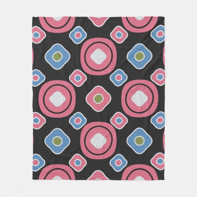 Seamless abstract pattern with the image of oval g fleecefilt (Framsidan)