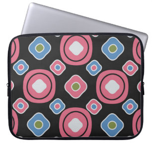 Seamless abstract pattern with the image of oval g laptop fodral