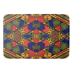 Seamless african ethno Traditional struktur mönste Badrumsmatta