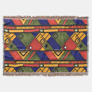 Seamless african ethno Traditional struktur mönste Filt