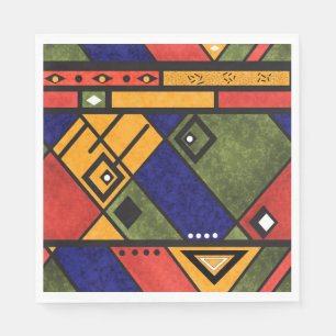 Seamless african ethno Traditional struktur mönste Pappersservett