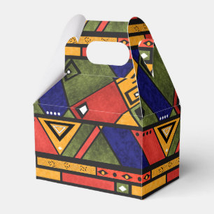 Seamless african ethno Traditional struktur mönste Presentaskar