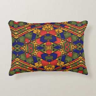 Seamless african ethno Traditional struktur mönste Prydnadskudde