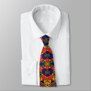 Seamless african ethno traditionell struktur möns slips